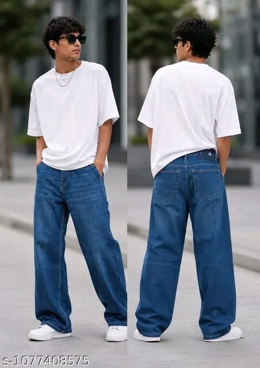 RDX Wide Leg Denim Jeans photo 3